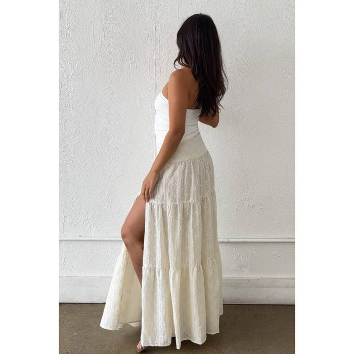 Flora Embroidered Maxi Skirt
