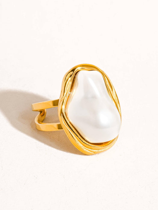 Pearl Round Ring