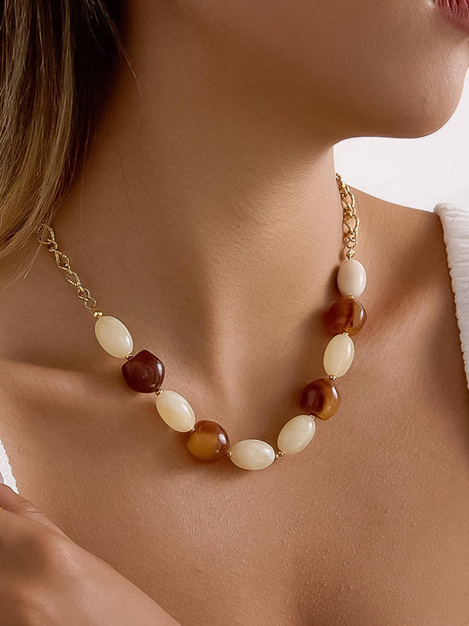 Lisbon Beaded Chain Necklace