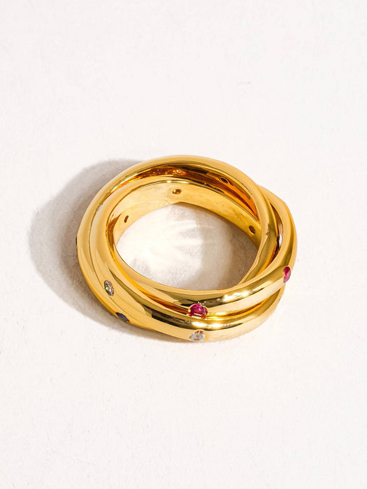 Everly Jeweled Wrap Ring