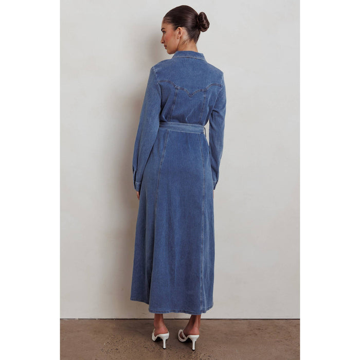 Ode au Bleu Maxi Dress