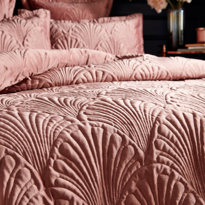 Palmeria Velvet Duvet Cover King