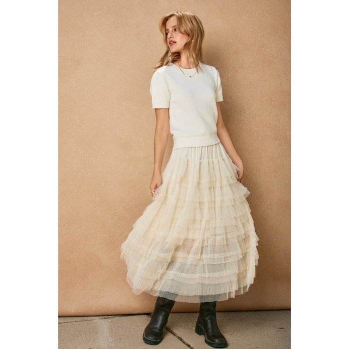 Tissu Dansant Maxi Slip Skirt