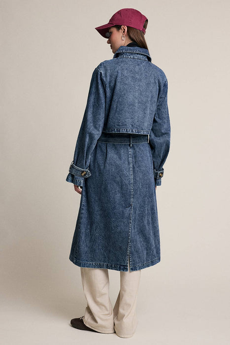 Denim Trench Coat