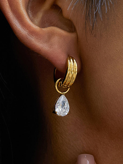 Cristaux Dépareillés Earring