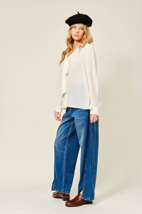 Le Slit Barrel Jeans