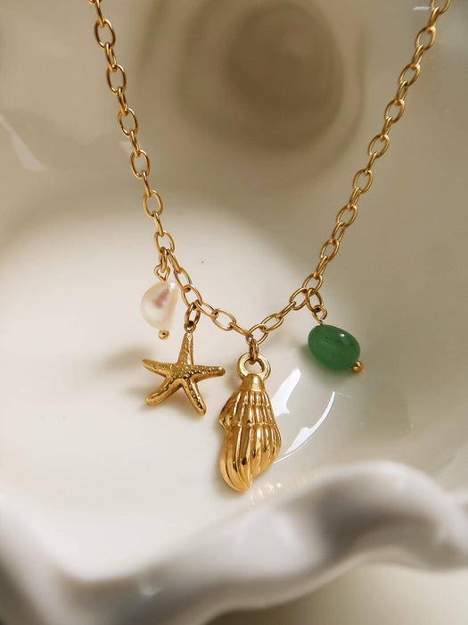 Bonbon Shell Charm Necklace