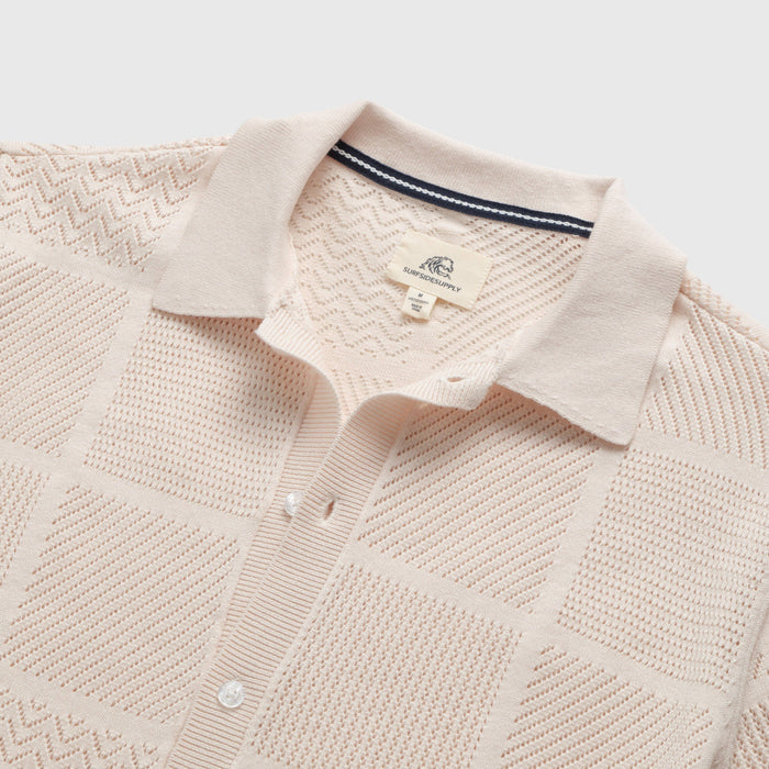 Brent Knit Open Stitch Top