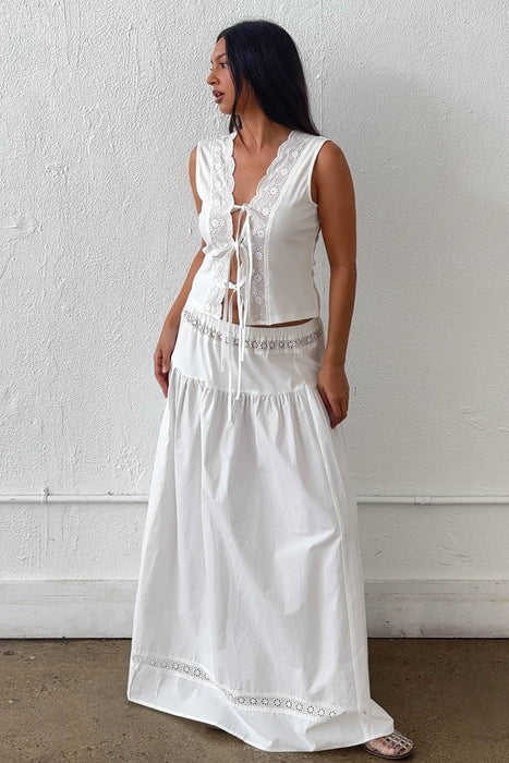 Eyelet Two-Piece Set