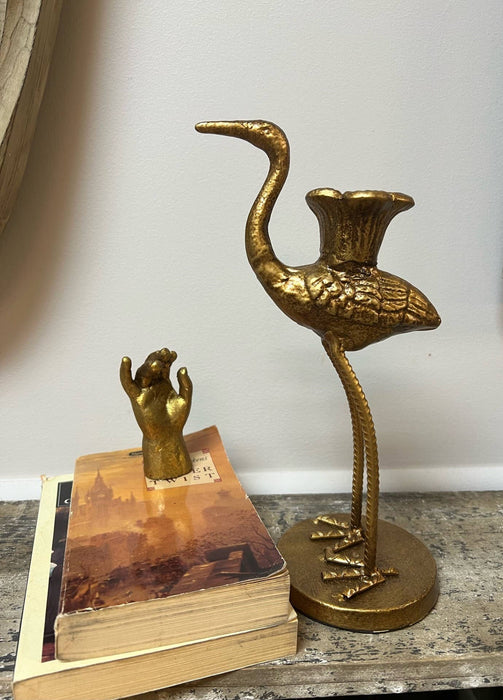 Crane Candle Holder