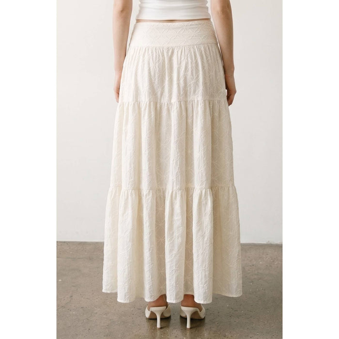Flora Embroidered Maxi Skirt