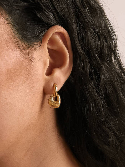 Amore Textured Earrings
