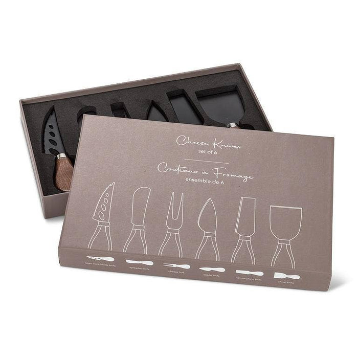 Walnut Handled Cheese Knives