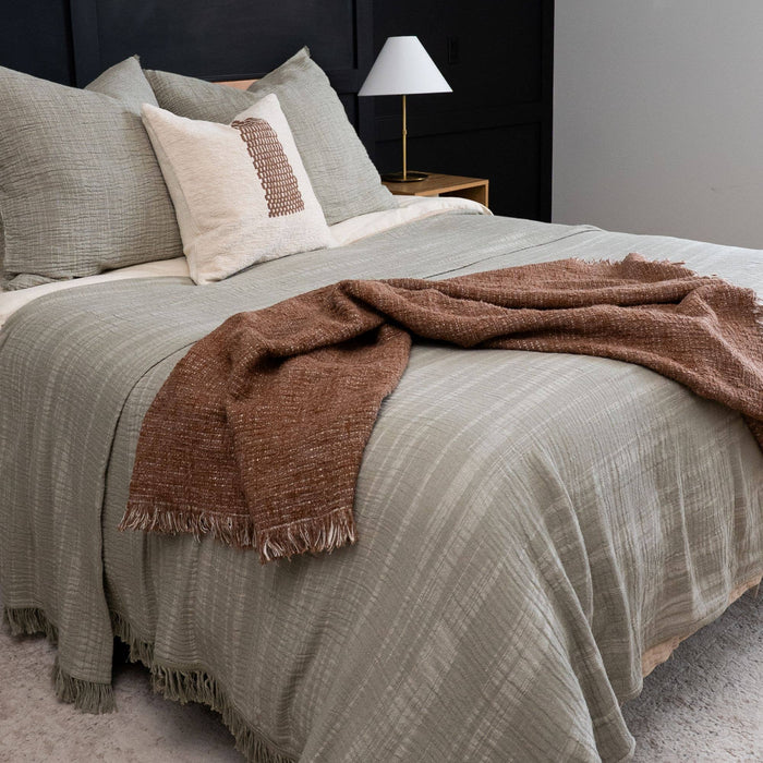 Reversible Chestnut Throw Blanket