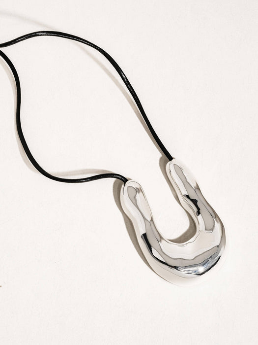 Modern Horseshoe Necklace