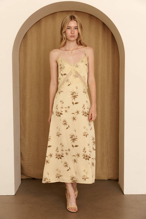Daphne Lace Trim Maxi Dress