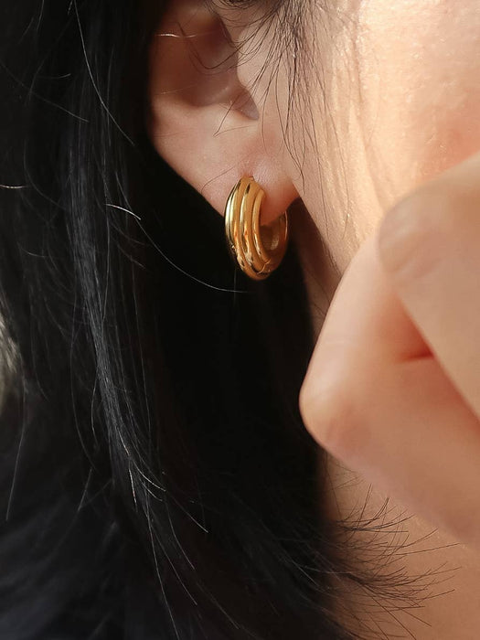 Liliana Chunky Hoop Earrings