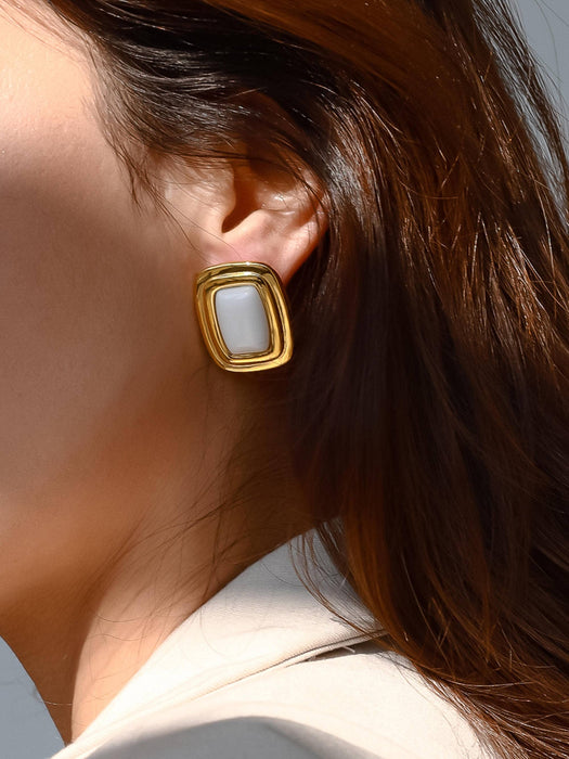Lilian Stone Earring