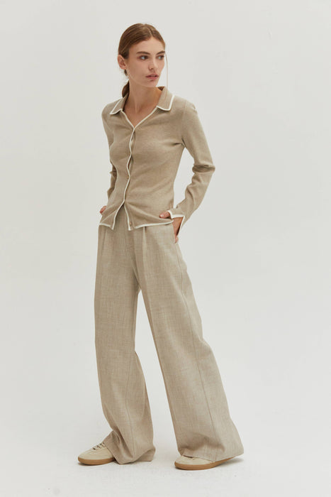 Hepburn Cardigan Beige