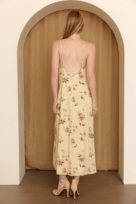 Daphne Lace Trim Maxi Dress