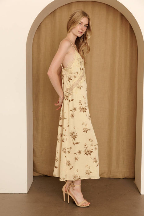 Daphne Lace Trim Maxi Dress