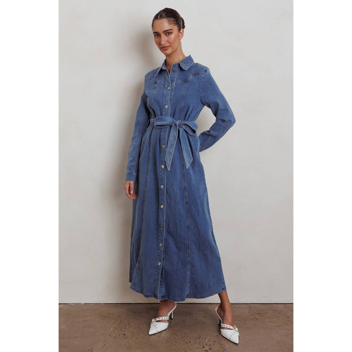 Ode au Bleu Maxi Dress