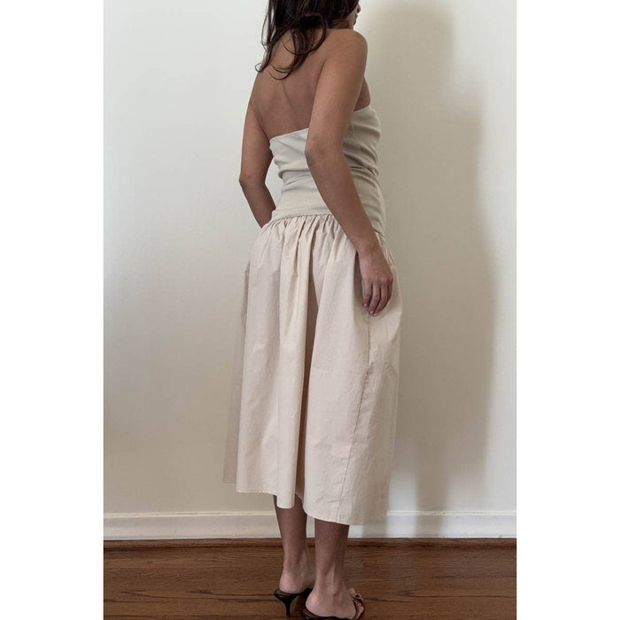 Kitt Strapless Knit Midi Dress