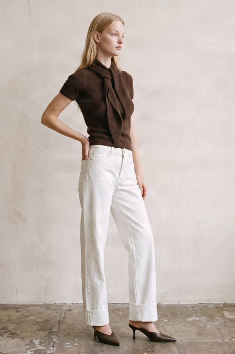 Beverly Knit Top with Tie Detail