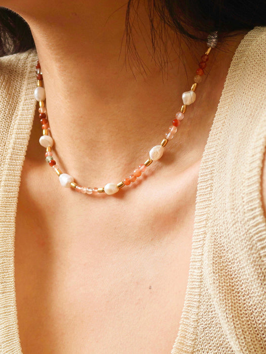Pearl & Bead Necklace