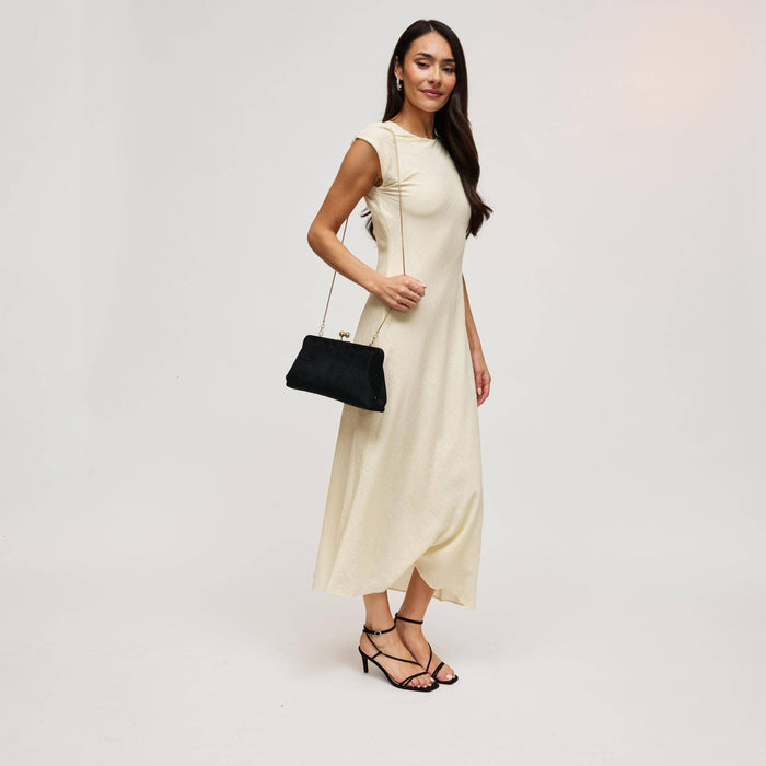 Kristin - Faux Suede Clutch