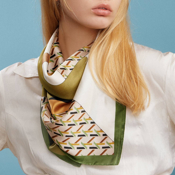 Abstract Geometric Scarf