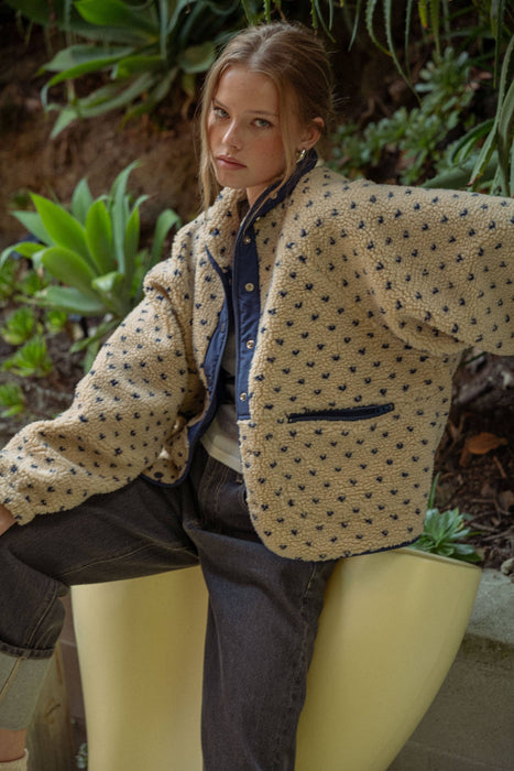 Vintage Inspired Sherpa Jacket