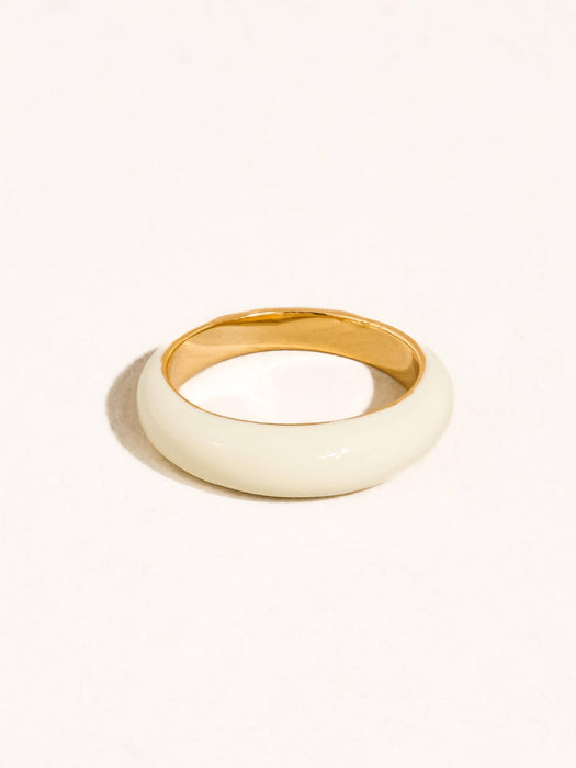 Lottie Vintage Enamel Ring