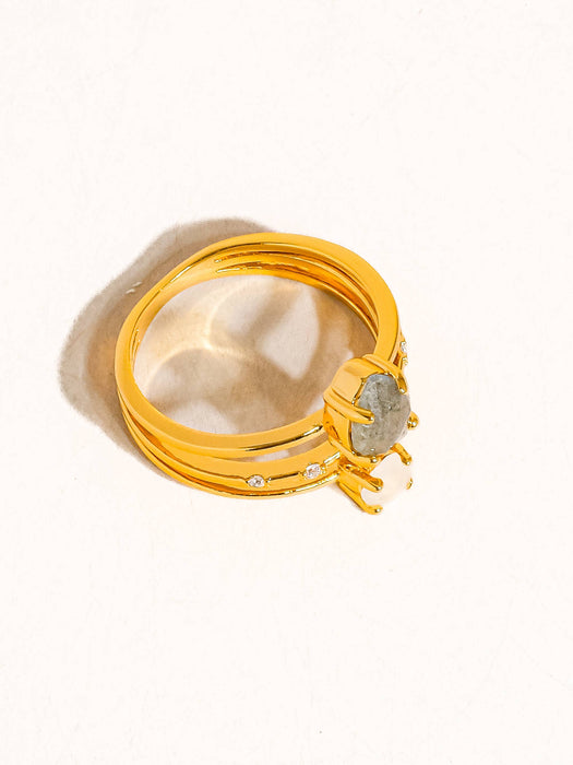 Douce Deux Stone Ring