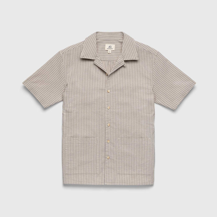 Nate Crinkle Stripe Cabana Shirt