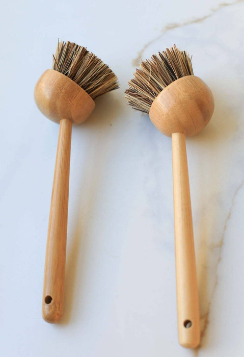 Round Head Wooden Dish Brush