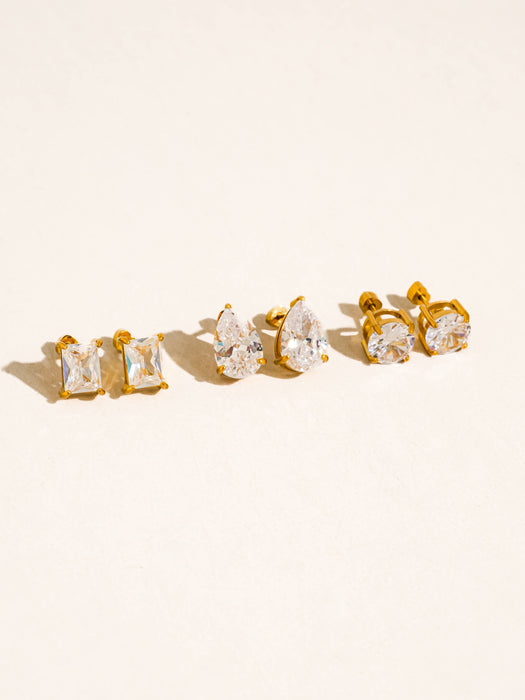Lucie Flat Back Earrings