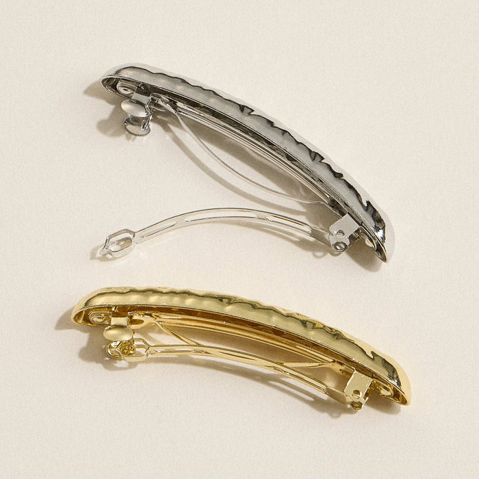 Hammered Barrette