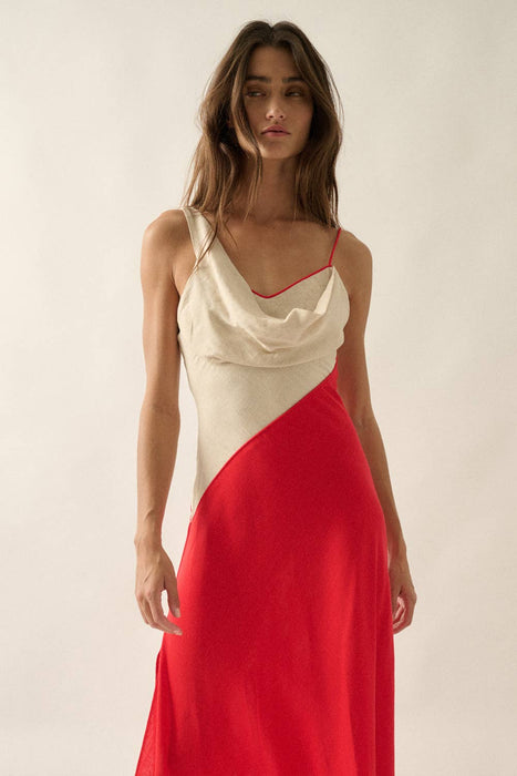 Lucia Linen-Blend Maxi Dress