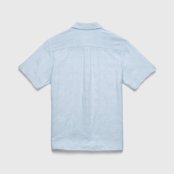 Joseph Textured S/S Shirt - Light Blue