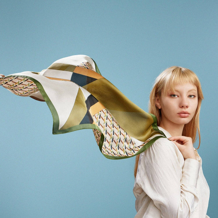 Abstract Geometric Scarf