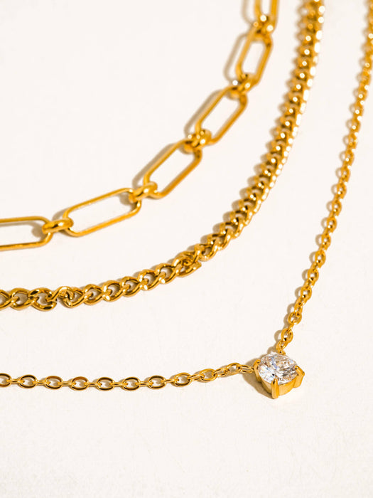 Layered  Reve Chain Necklace