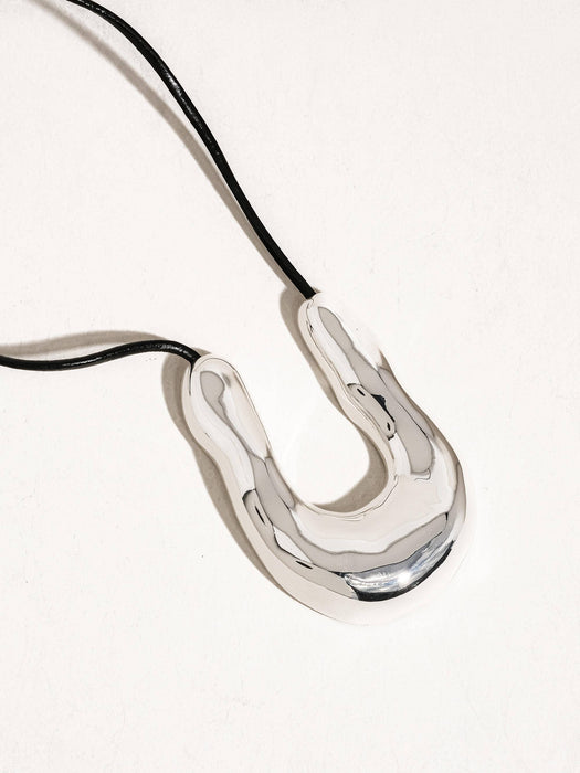 Modern Horseshoe Necklace