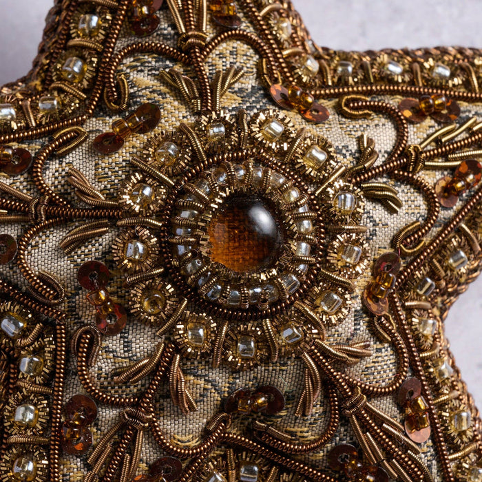 Victorian Star Beaded Ornament