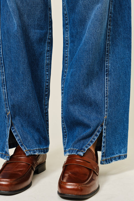 Le Slit Barrel Jeans