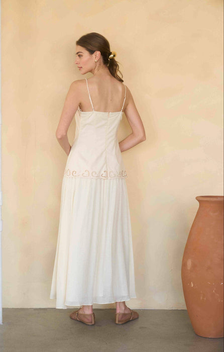 Kira Longline Linen Midi Dress