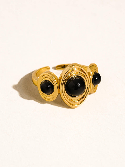 Tri Stone Ring
