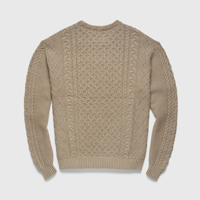 Eddie Knit Sweater - Chinchilla Garment Washed