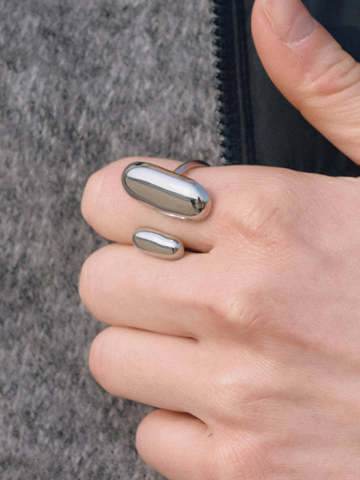 Silver Polla Ring