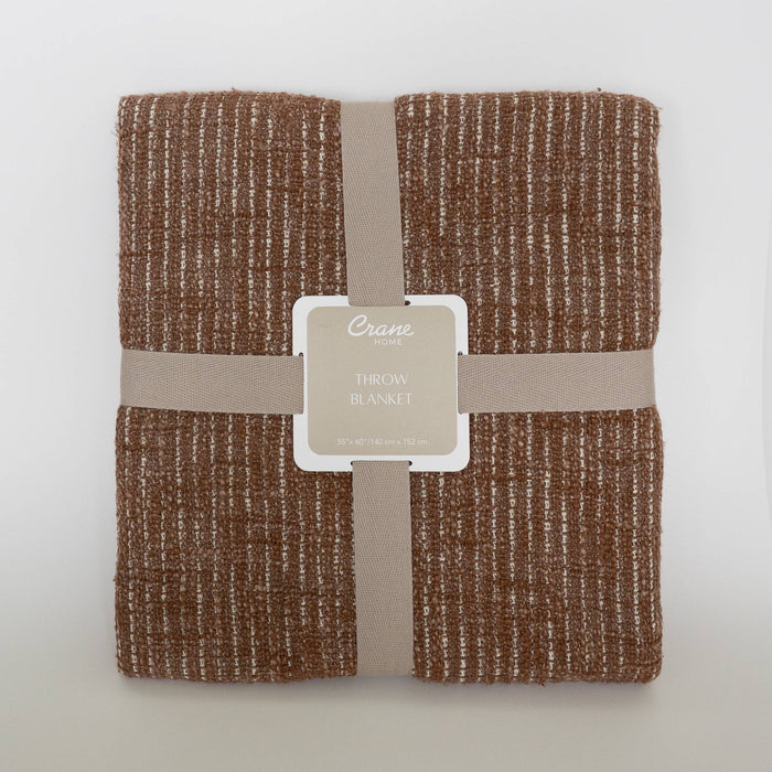 Reversible Chestnut Throw Blanket